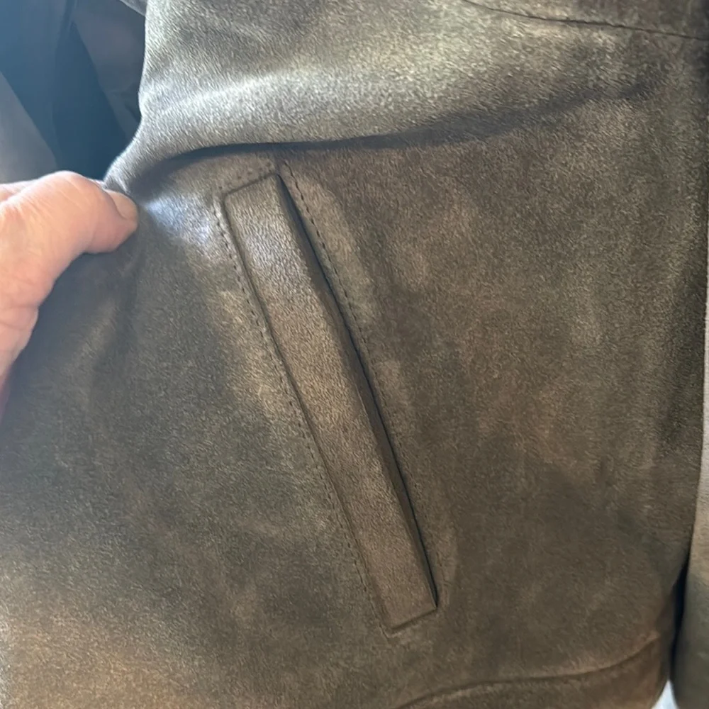 NWT Maha Suede Leather Jacket - Picture 7 of 10